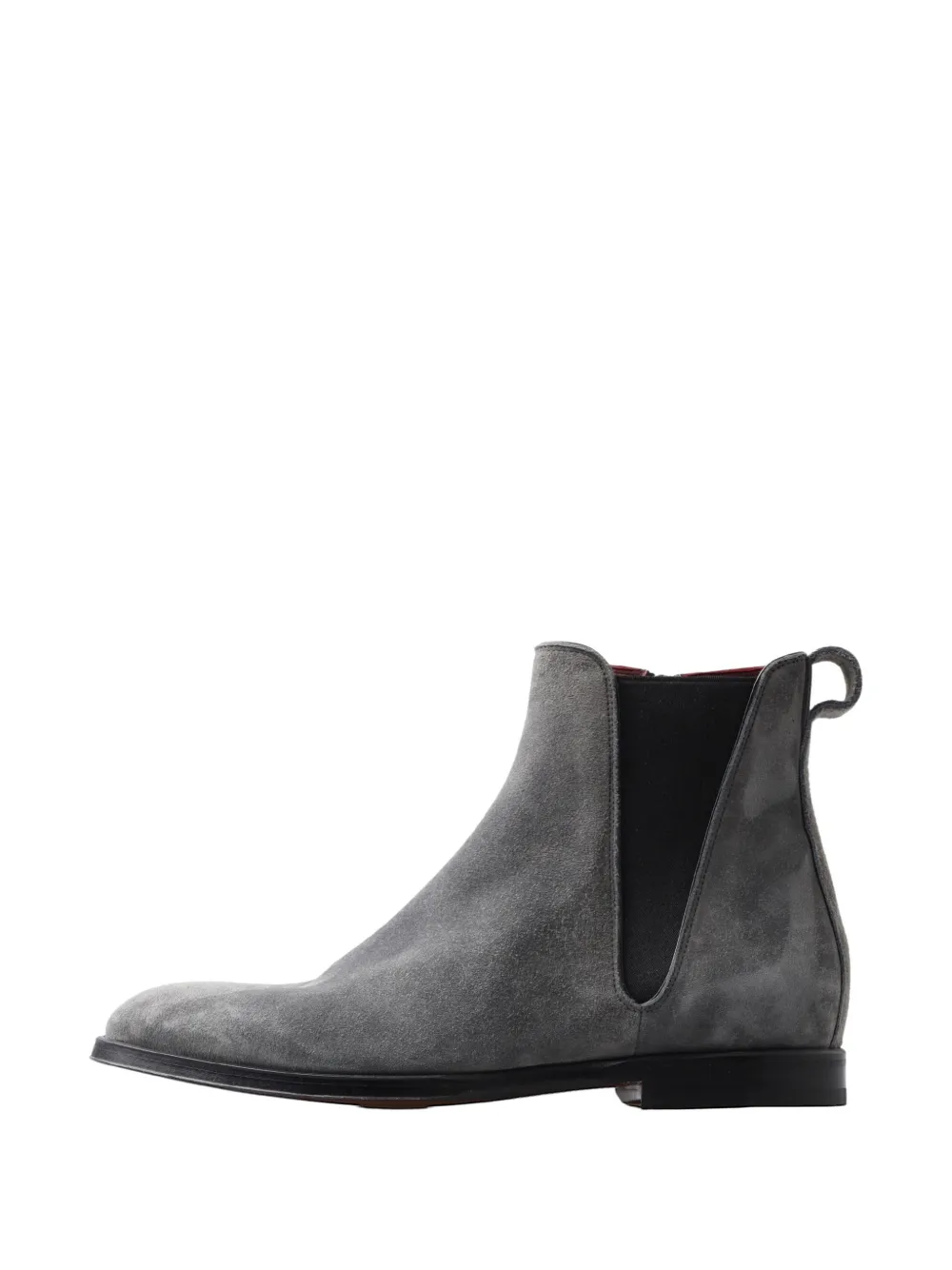 Dolce & Gabbana suede zip-up ankle boots Grijs