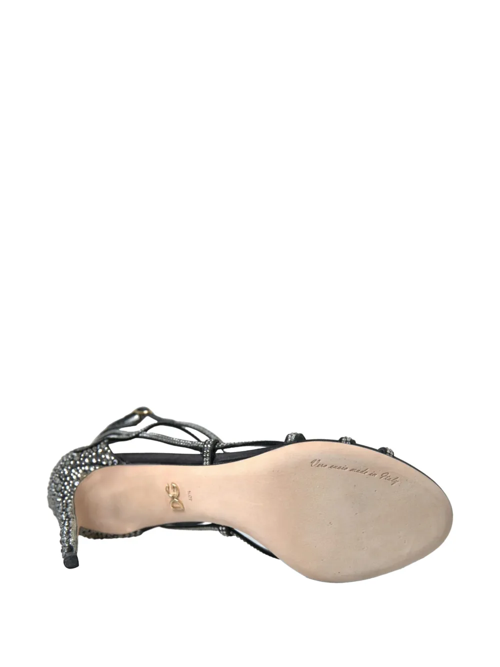 Dolce & Gabbana Sandalen verfraaid met kristallen Zwart