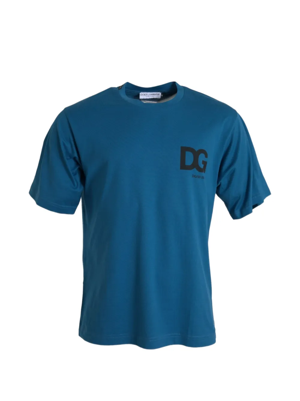 Dolce & Gabbana T-Shirt mit DG-Print - Blau