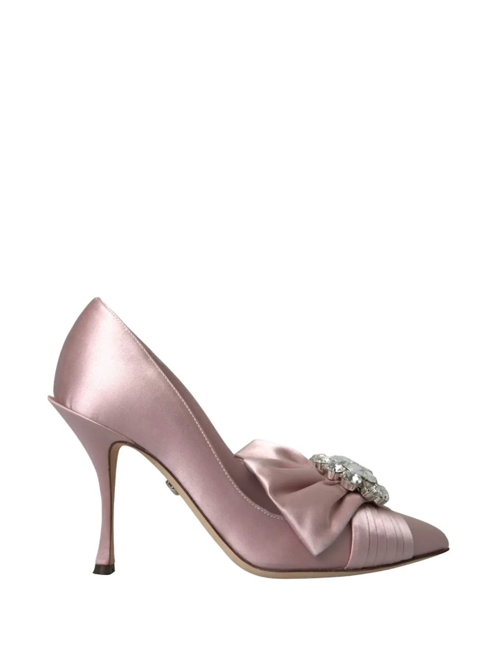 Dolce & Gabbana Pumps met puntige neus en strik Roze