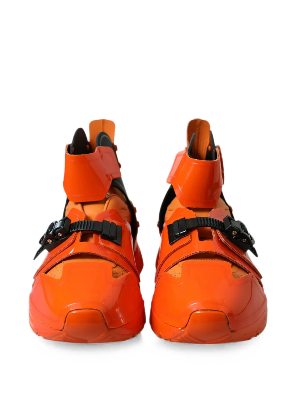 Dolce & Gabbana Portofino chunky high-top sneakers Oranje