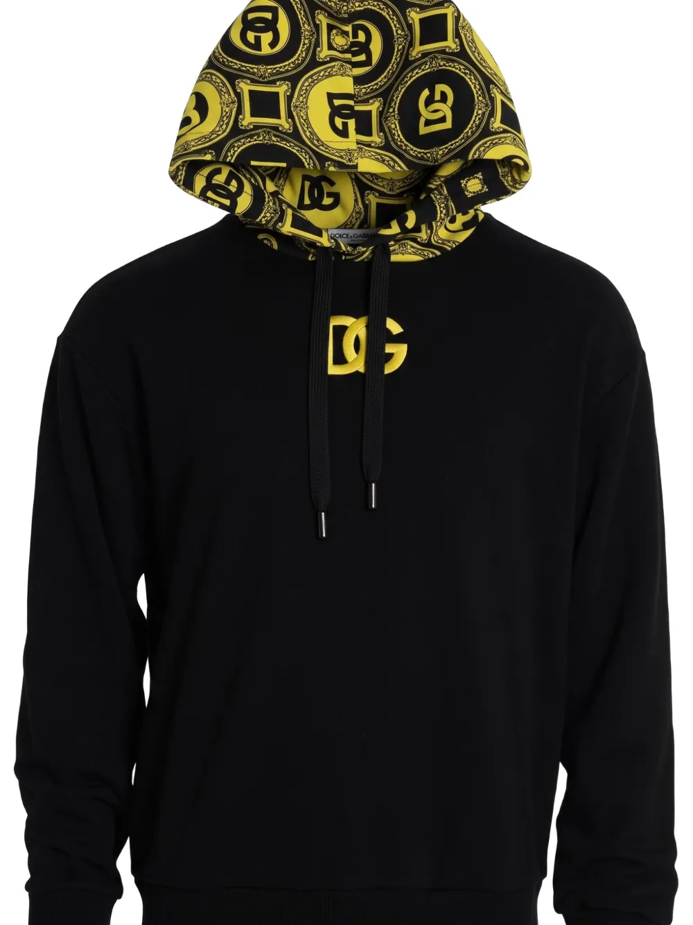 Dolce & Gabbana Hoodie met logoprint Zwart