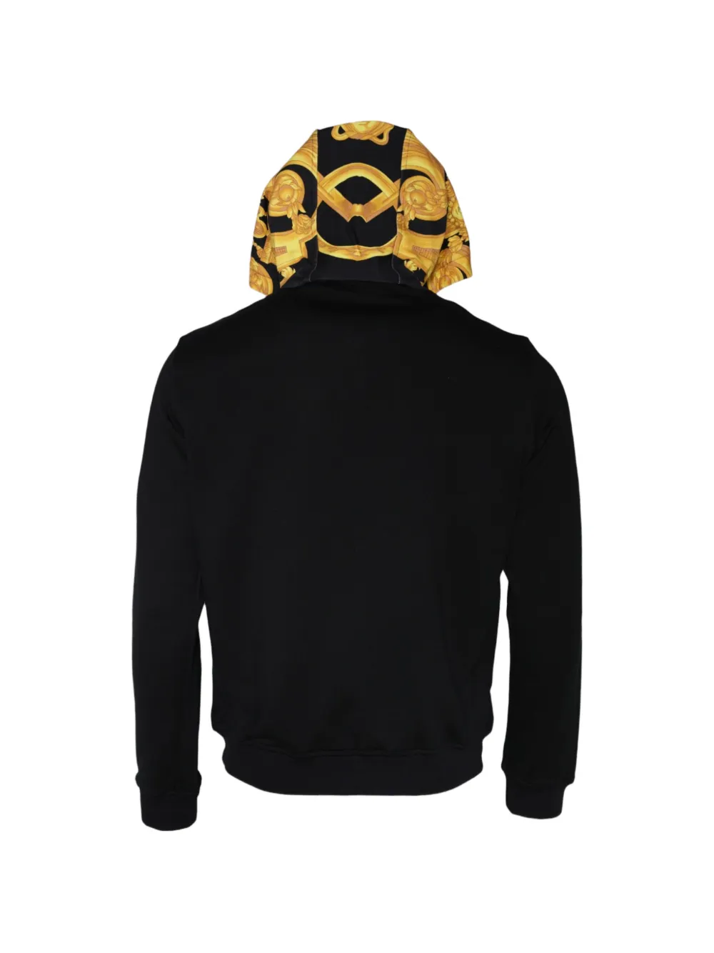 Versace Hoodie met barokprint Zwart