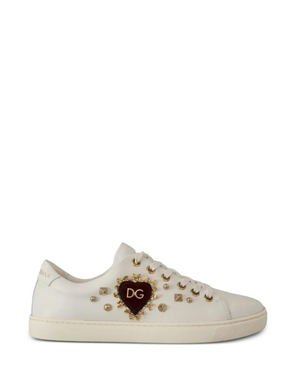 Dolce & Gabbana Sneakers con decorazione - Bianco
