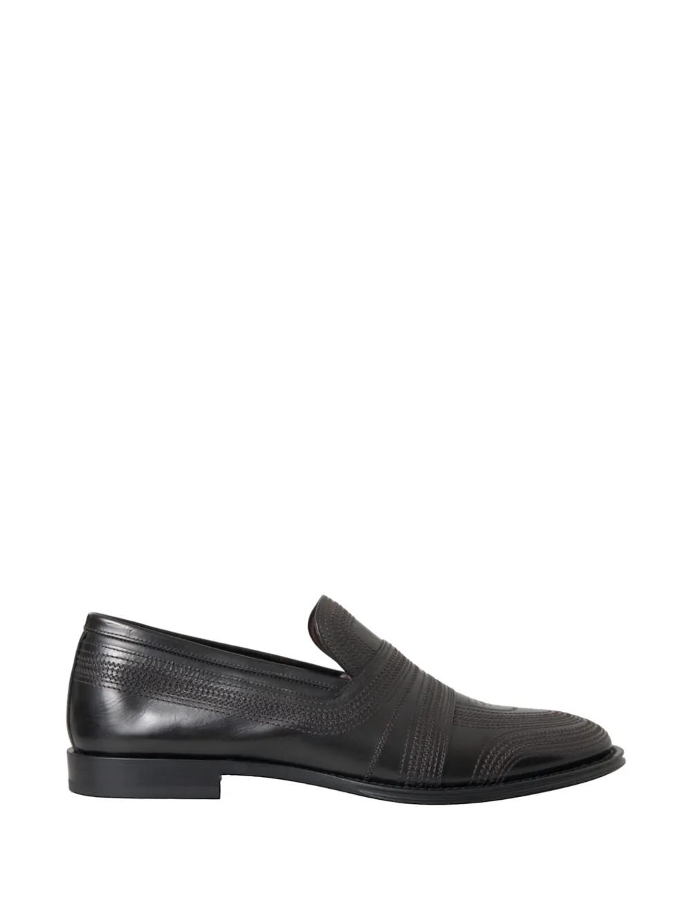 Dolce & Gabbana Michelangelo decorative-stitching leather loafers - Braun