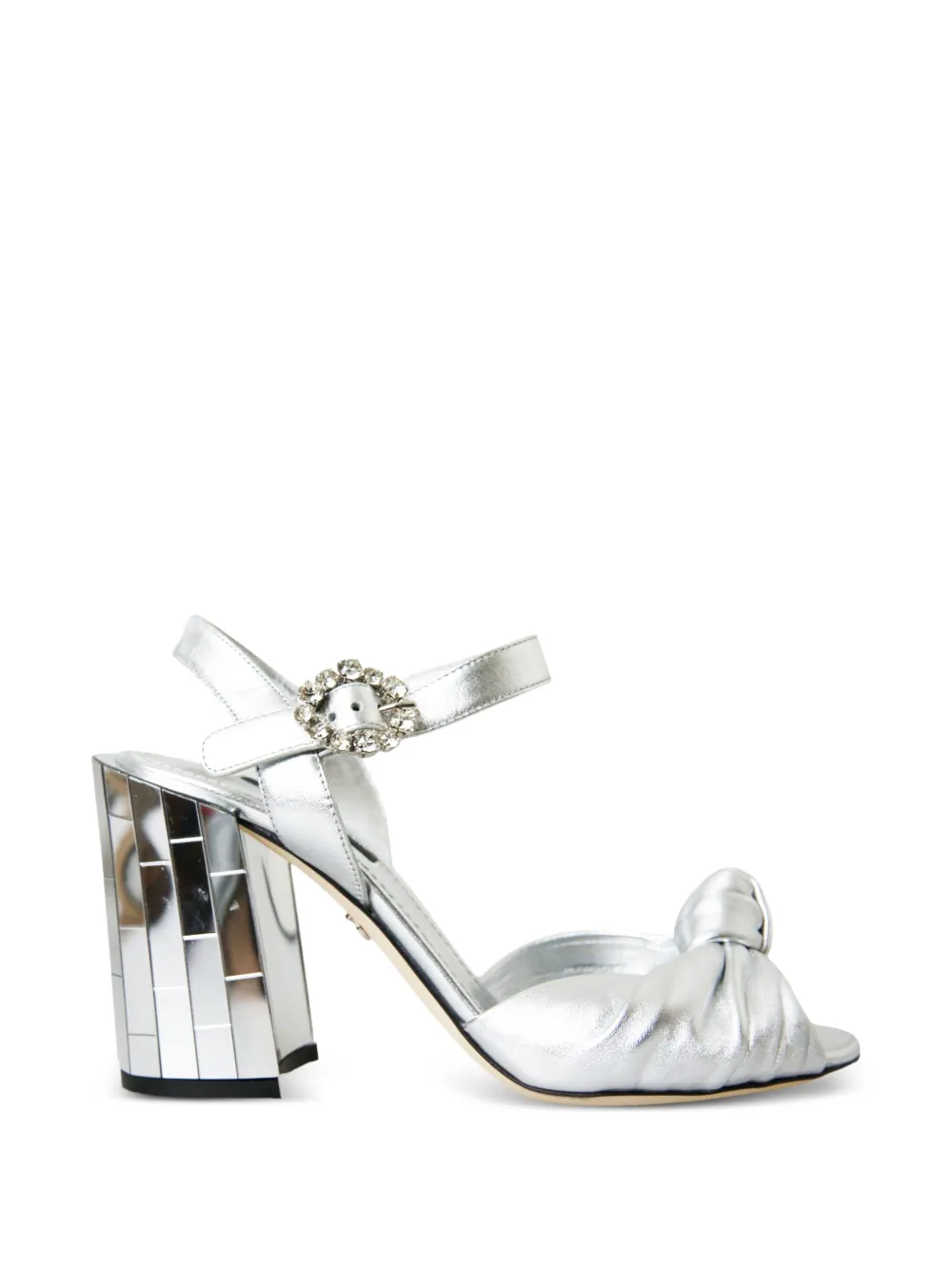 Dolce & Gabbana Metallic sandalen Zilver
