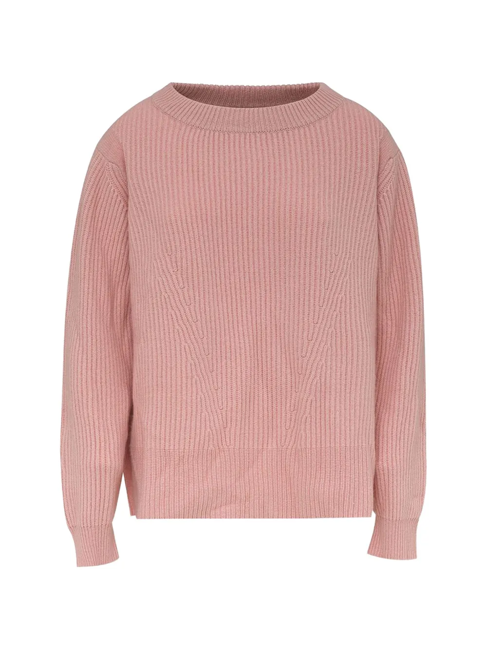 Malo cable-detail ribbed-knit sweater