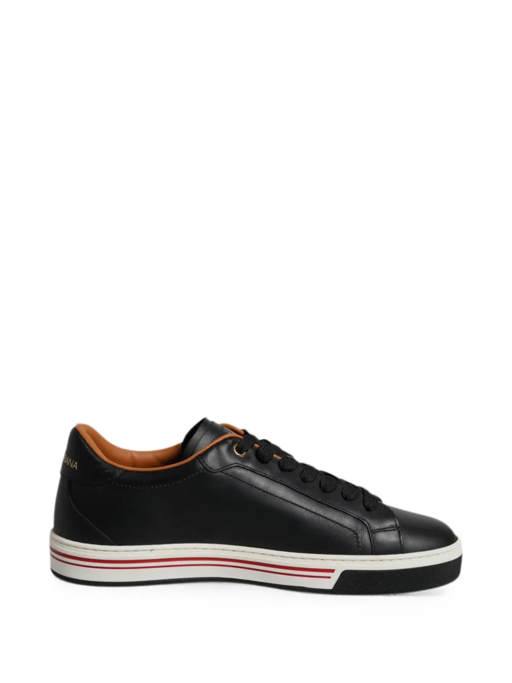 Dolce & Gabbana leather low-top sneakers - Schwarz