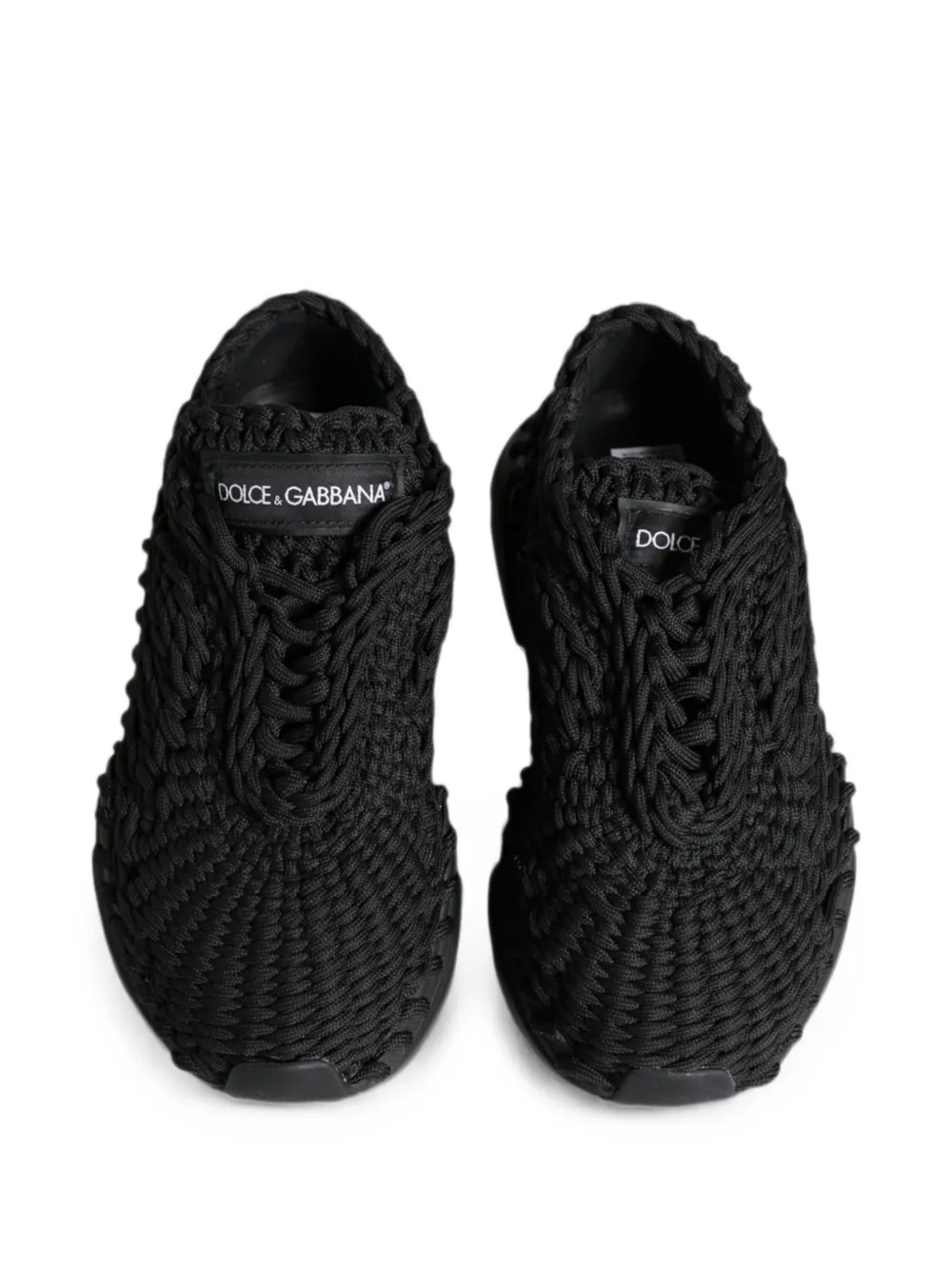 Dolce & Gabbana Daymaster gebreide sneakers Zwart