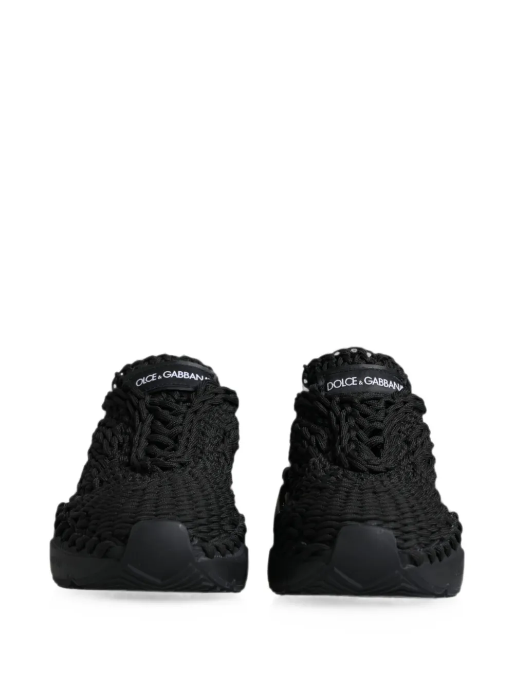 Dolce & Gabbana Daymaster gebreide sneakers Zwart