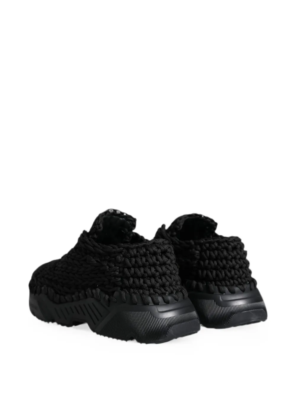 Dolce & Gabbana Daymaster gebreide sneakers Zwart