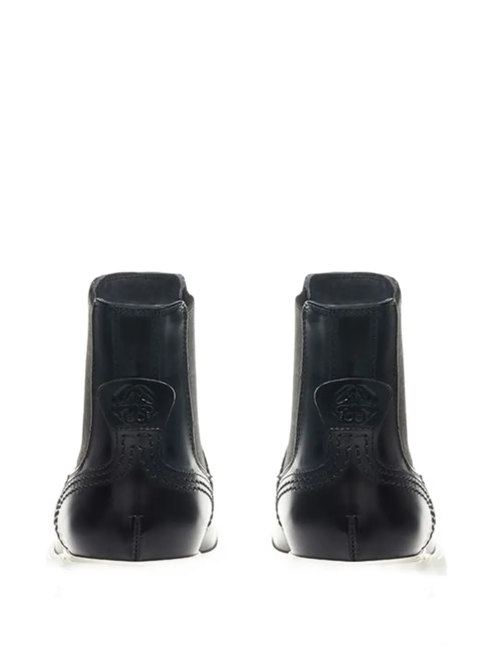 Alexander McQueen brogue-detail Chelsea boots Zwart