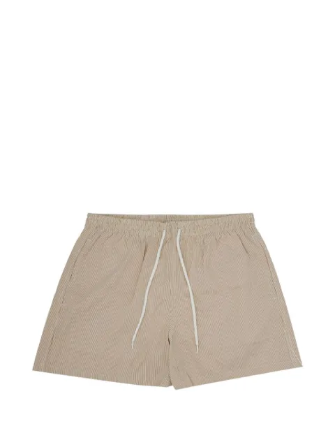Malo shorts de playa con rayas estampadas y cordones