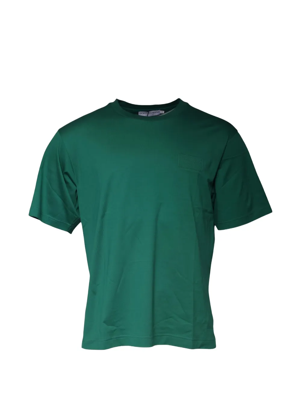 Dolce & Gabbana logo-plaque T-shirt - Grün