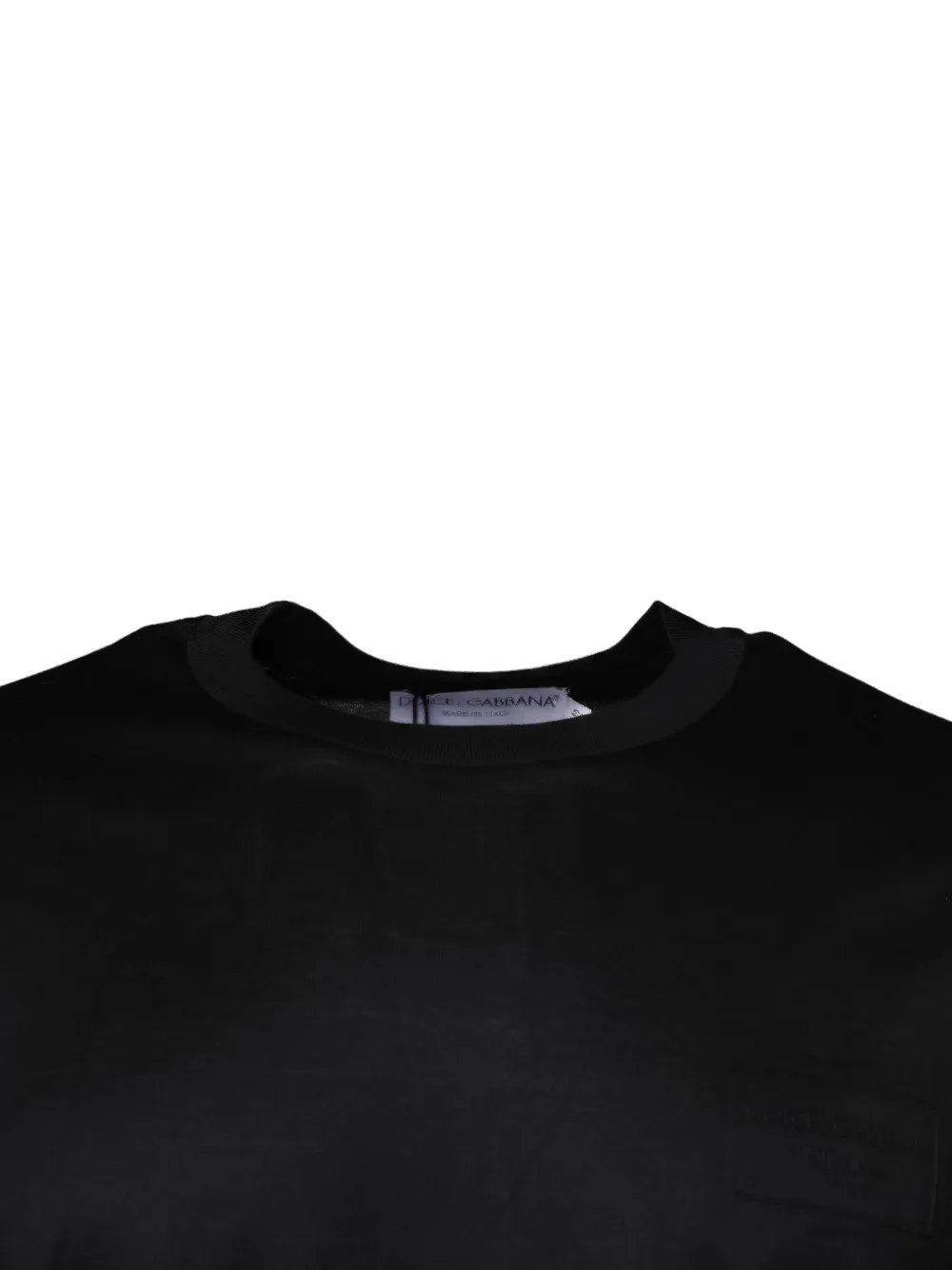 Dolce & Gabbana crew-neck T-shirt Zwart