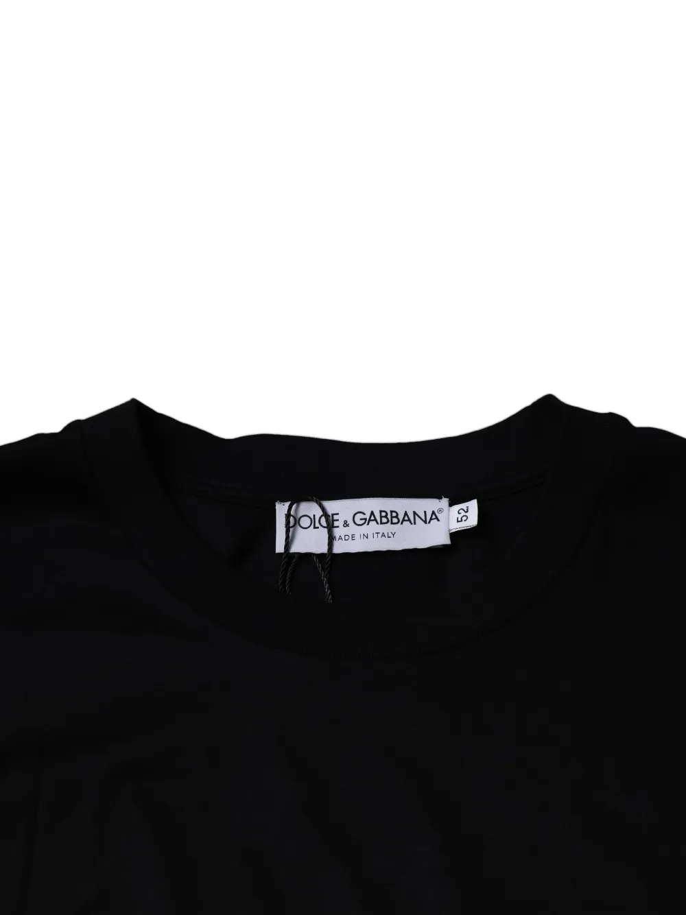 Dolce & Gabbana crew-neck T-shirt Zwart
