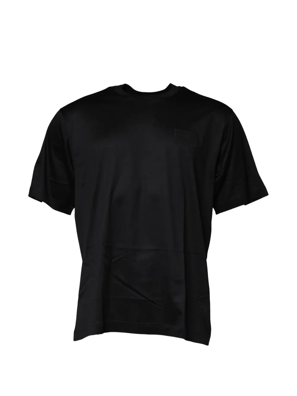 Dolce & Gabbana logo-patch T-shirt - Schwarz