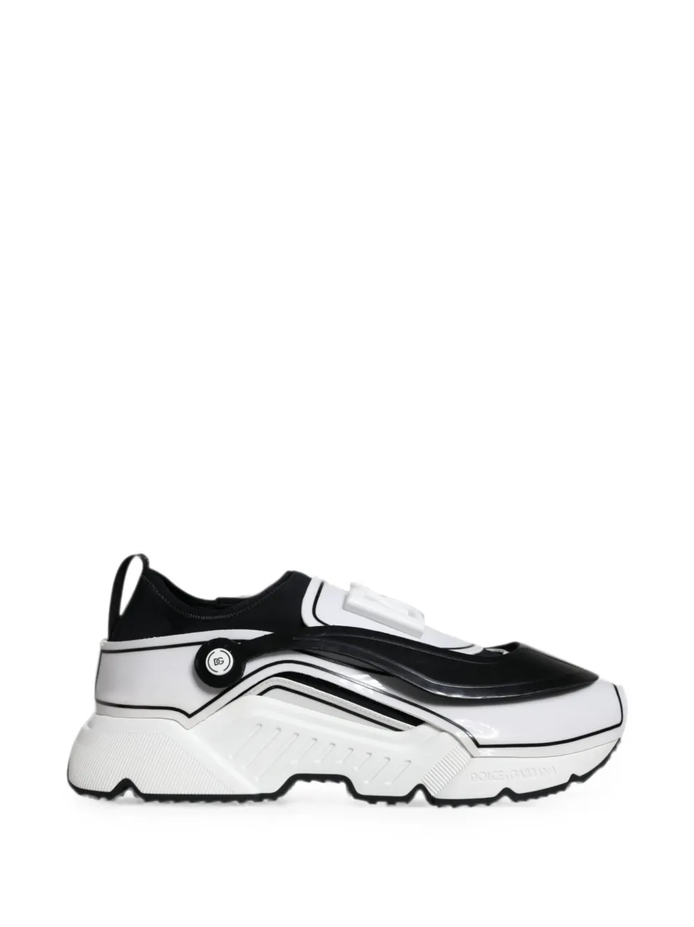 Dolce & Gabbana Portofino logo-plaque sneakers - Bianco