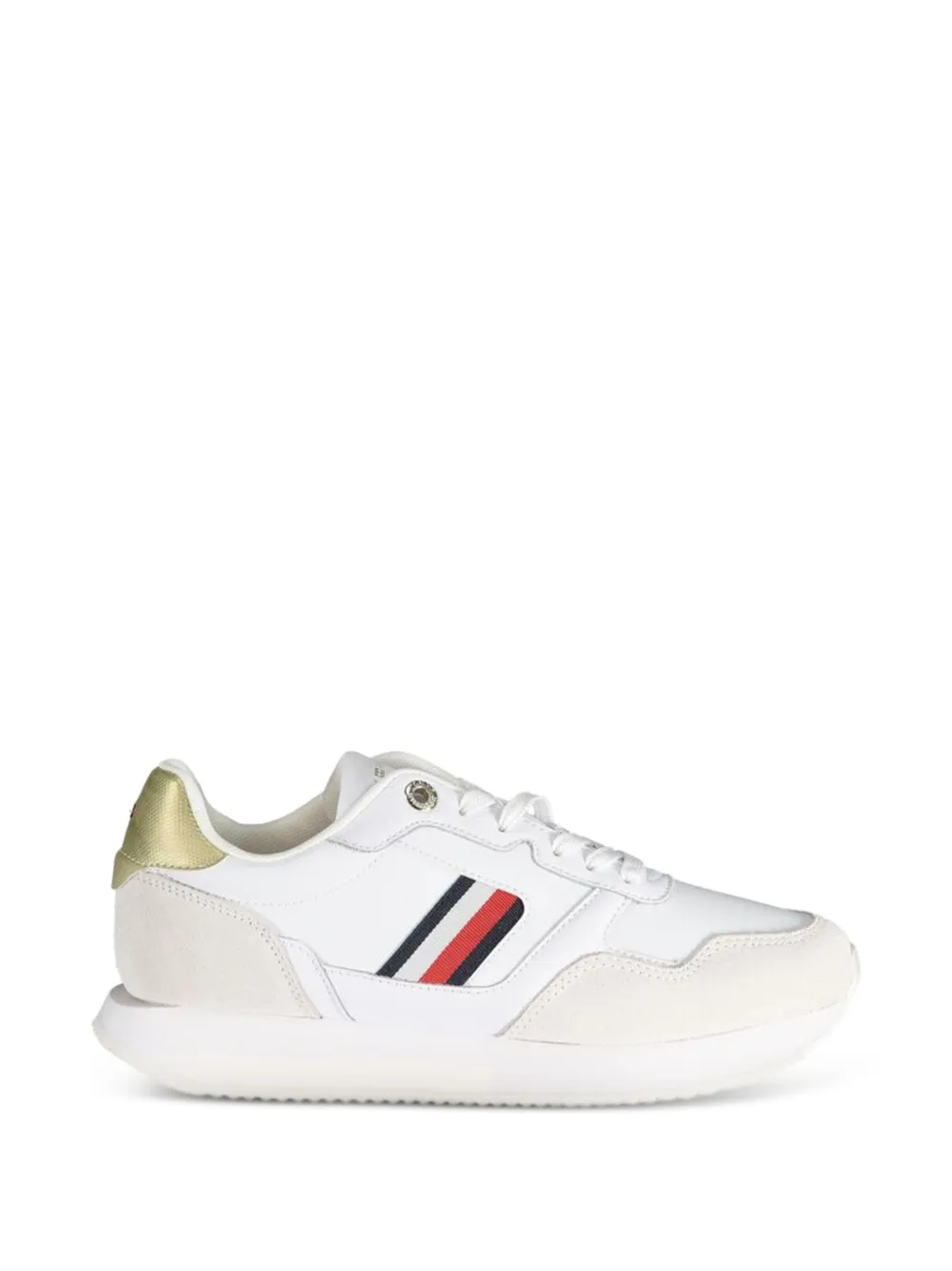 Tommy Hilfiger leather suede-panel sneakers