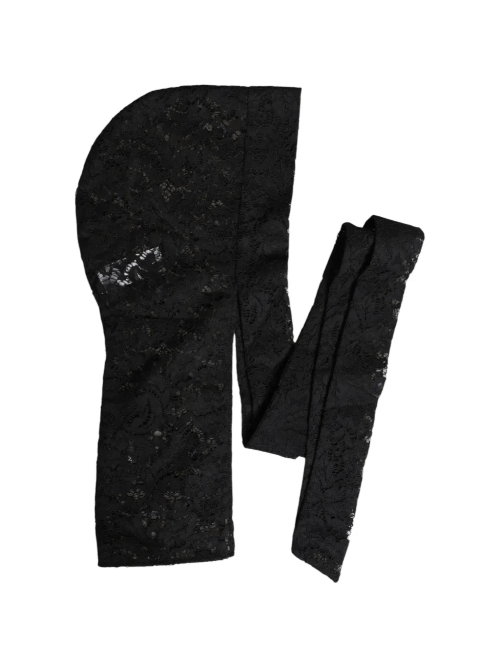 Dolce & Gabbana Fascia in pizzo a fiori - Nero
