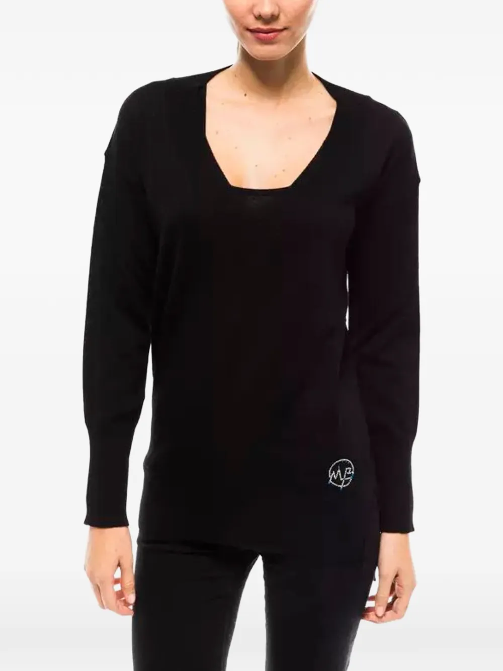 MONTANA BLU V-neck sweater
