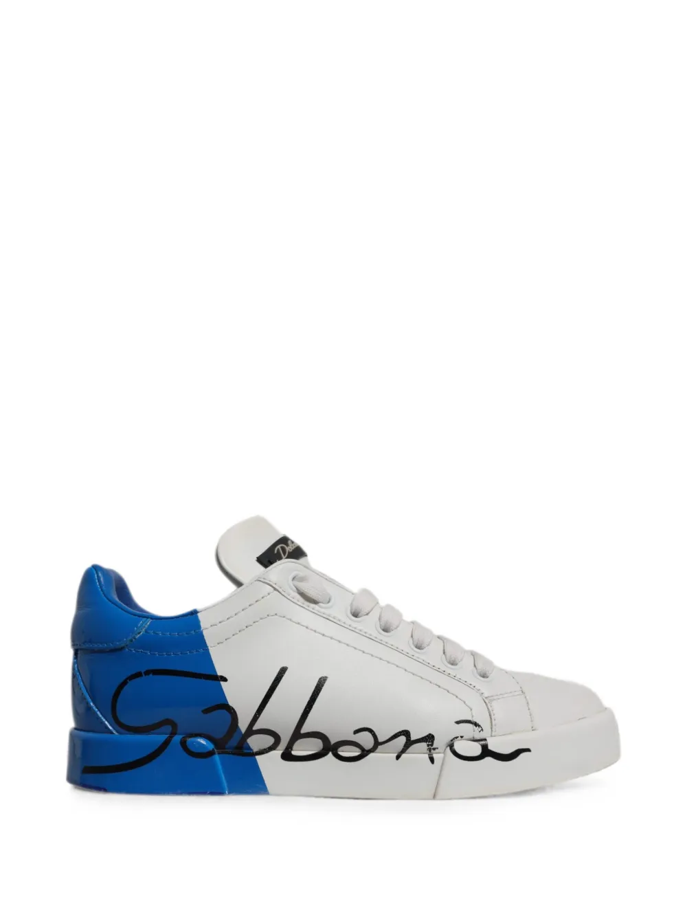 Dolce & Gabbana Portofino Sneakers mit Logo-Print - Weiß