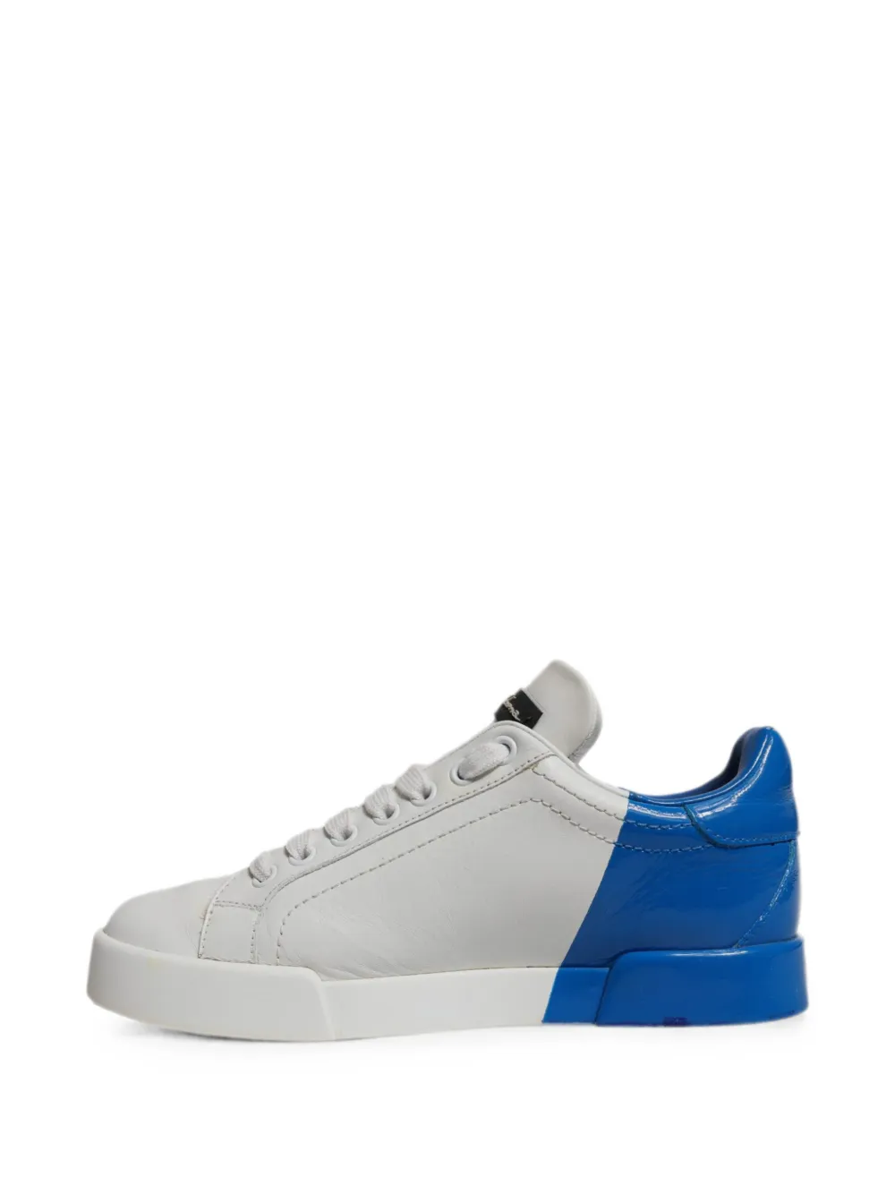 Dolce & Gabbana Portofino sneakers met logoprint Wit