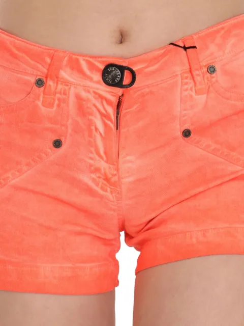 Plein Sud corduroy five-pocket shorts