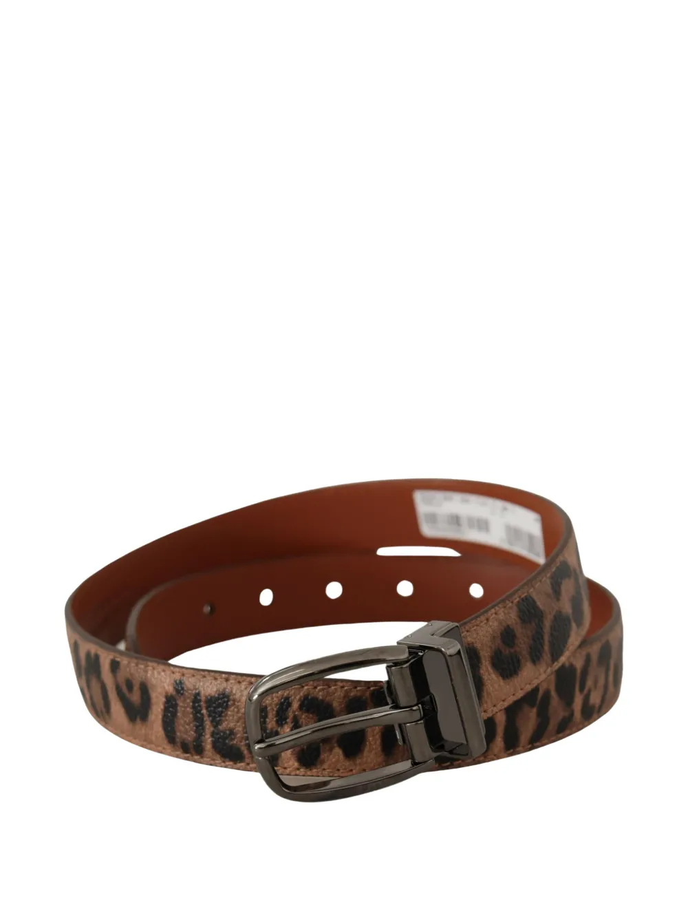 Dolce & Gabbana Gespriem met luipaardprint Beige