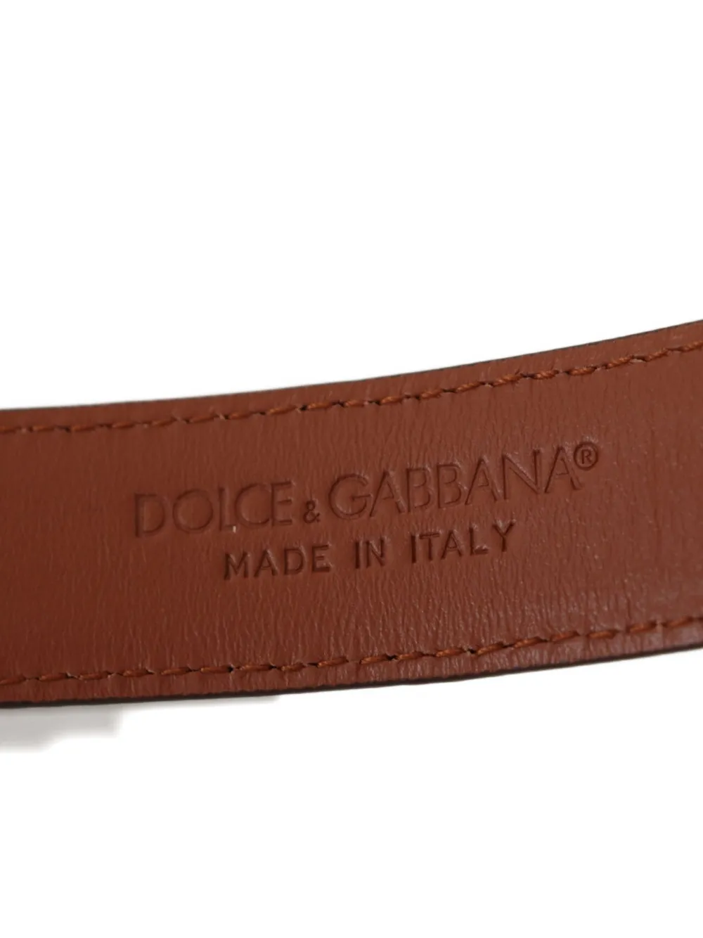 Dolce & Gabbana Gespriem met luipaardprint Beige