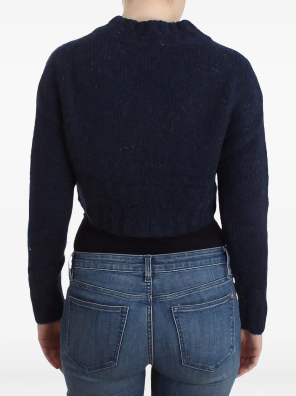 John Galliano Vest met knopen Blauw