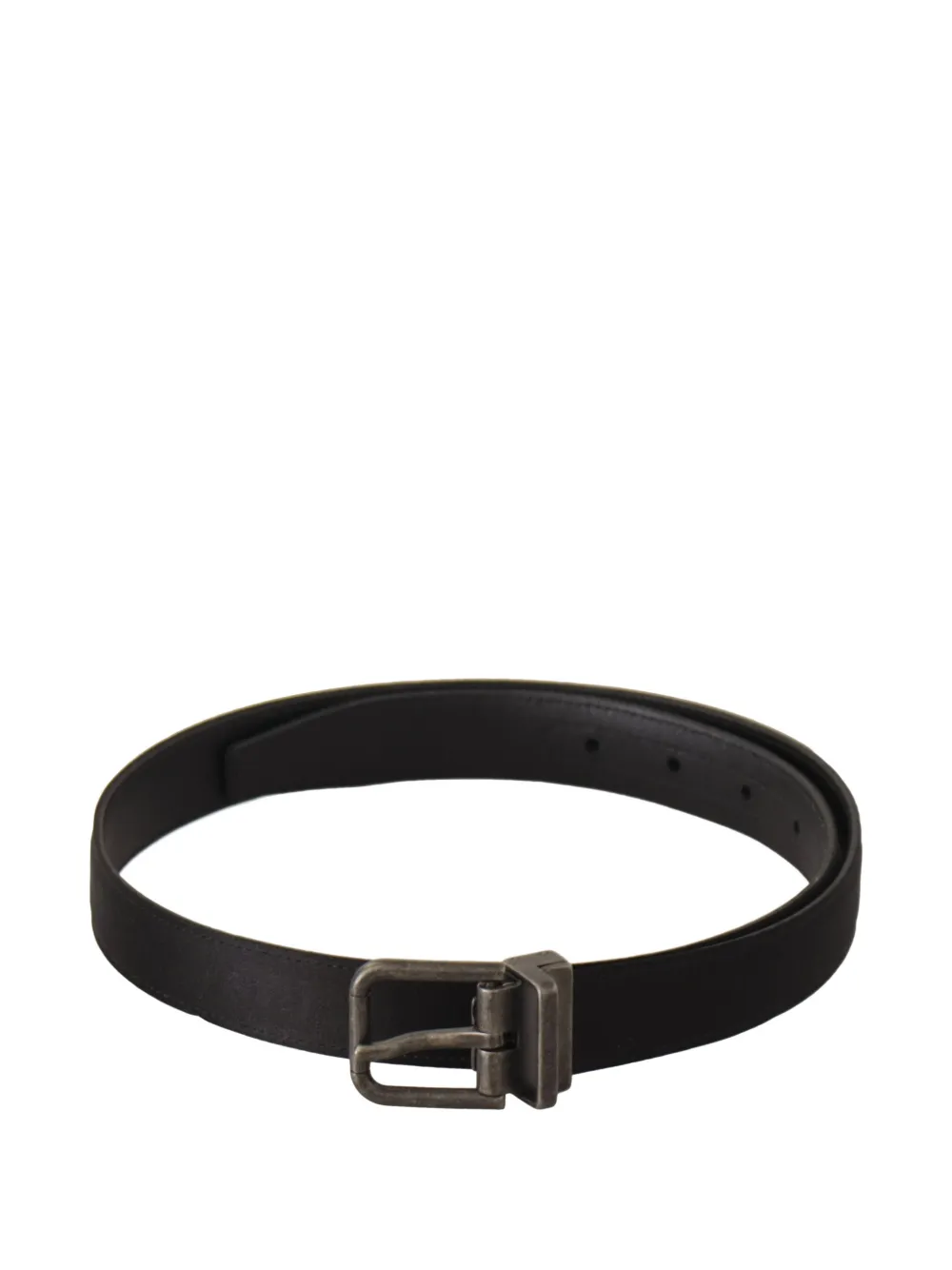 Dolce & Gabbana Cintura in pelle con fibbia - Nero