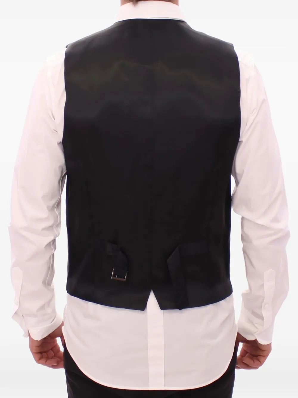 Dolce & Gabbana pinstripe single-breasted waistcoat Grijs