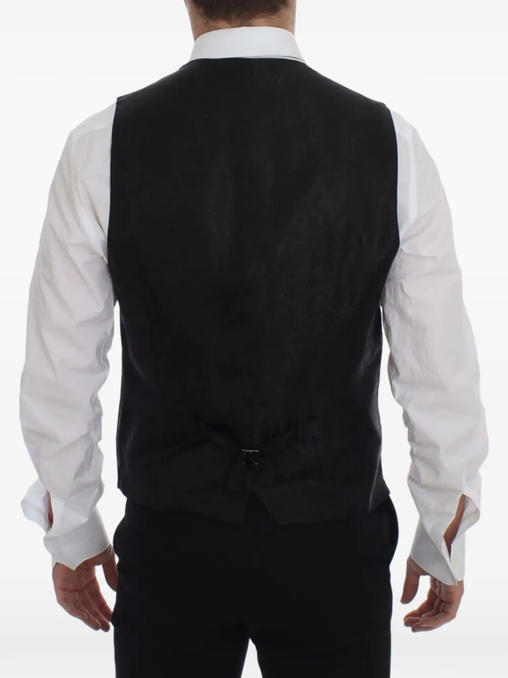 Dolce & Gabbana Gilet met krijtstreep Zwart