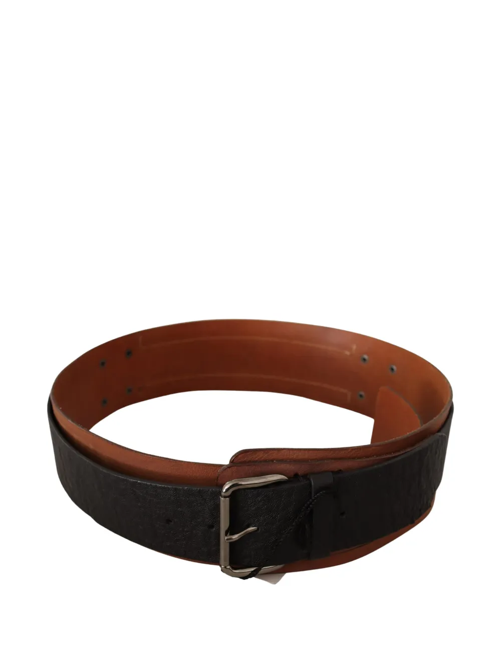Costume National buckle-fastening leather belt - Marrone