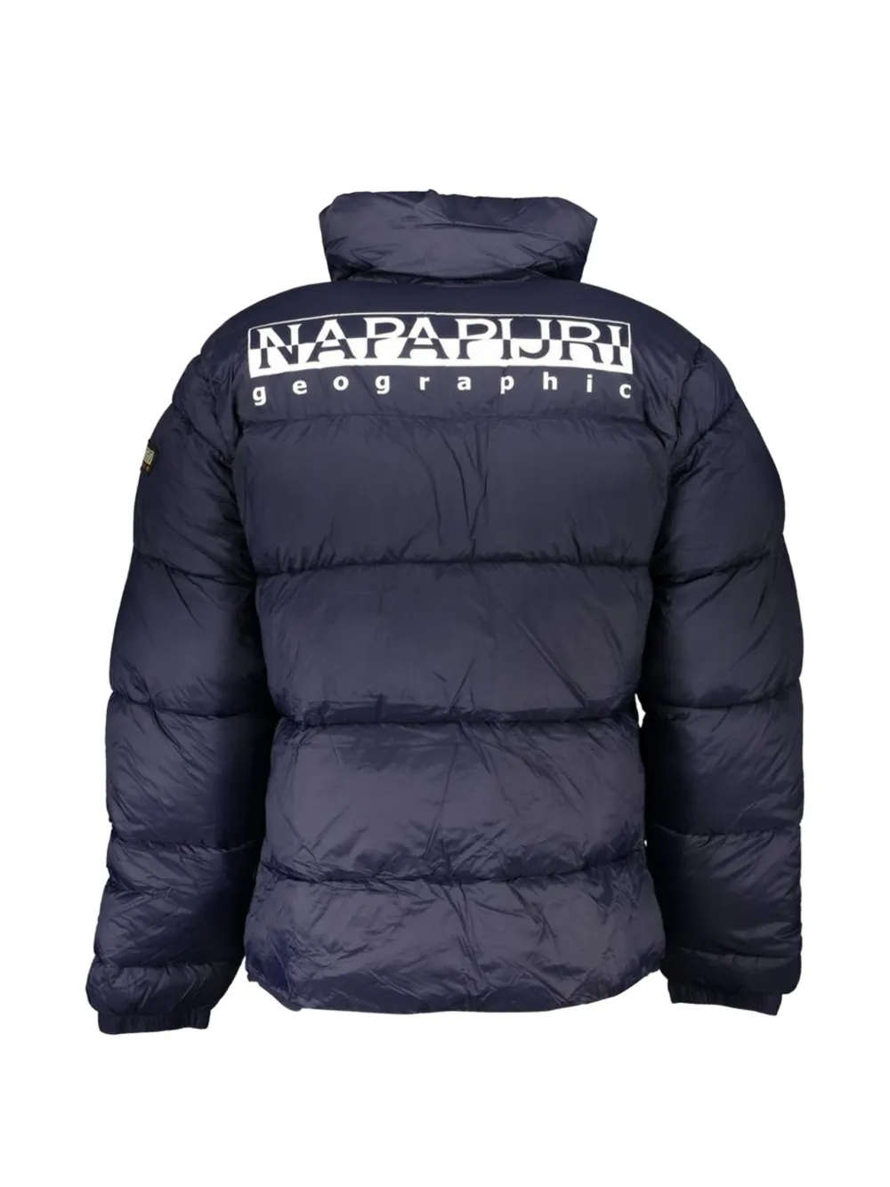 Napapijri Apulia logo-print puffer jacket Blauw
