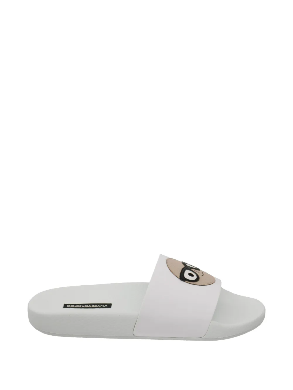 Dolce & Gabbana DG Family sandalen met logopatch Wit