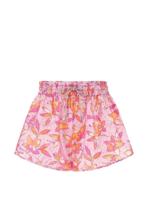 ISABEL MARANT floral-print silk shorts