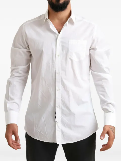 Dolce & Gabbana Gold tuxedo shirt