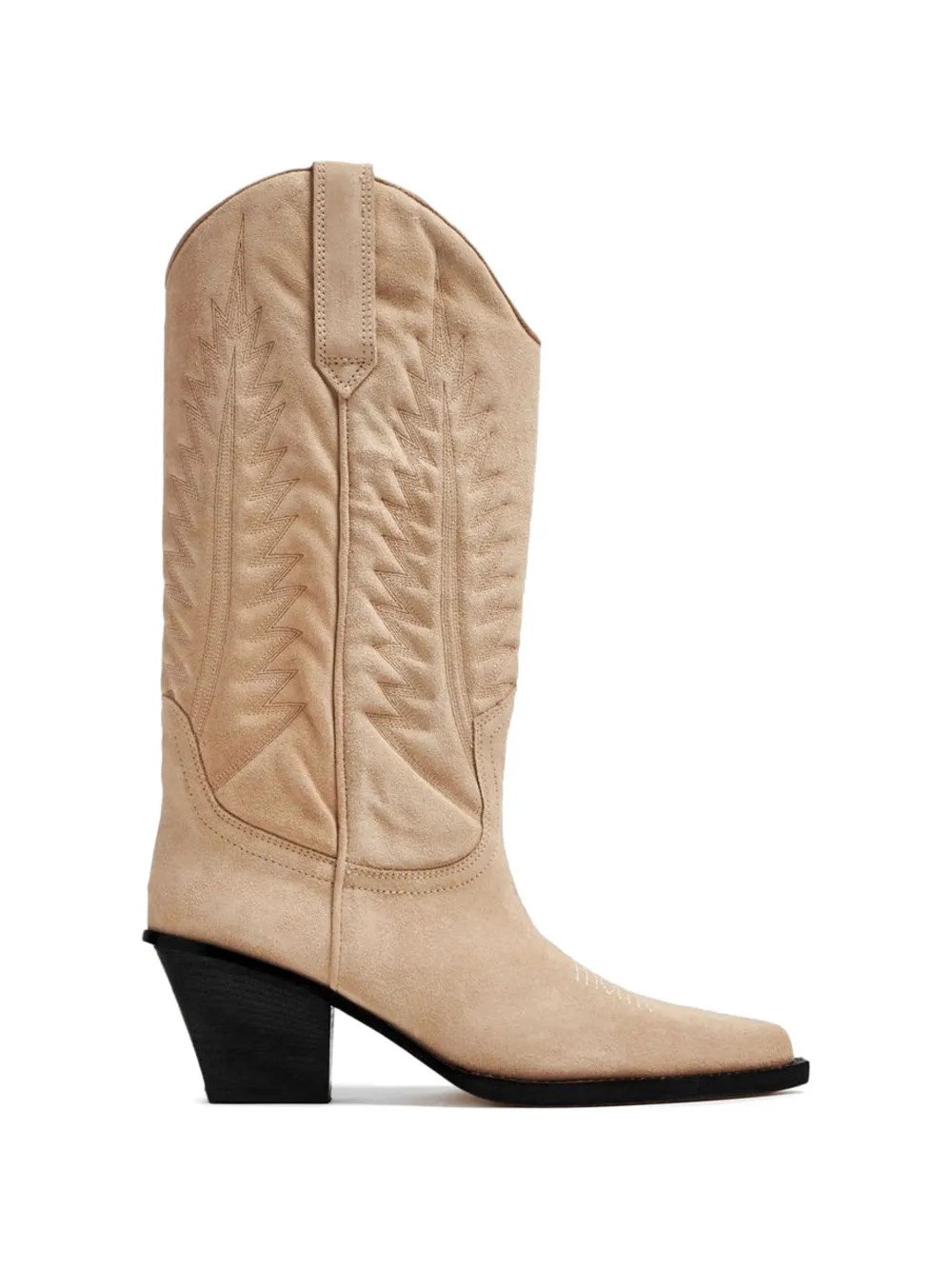 Paris Texas embroidered suede boots