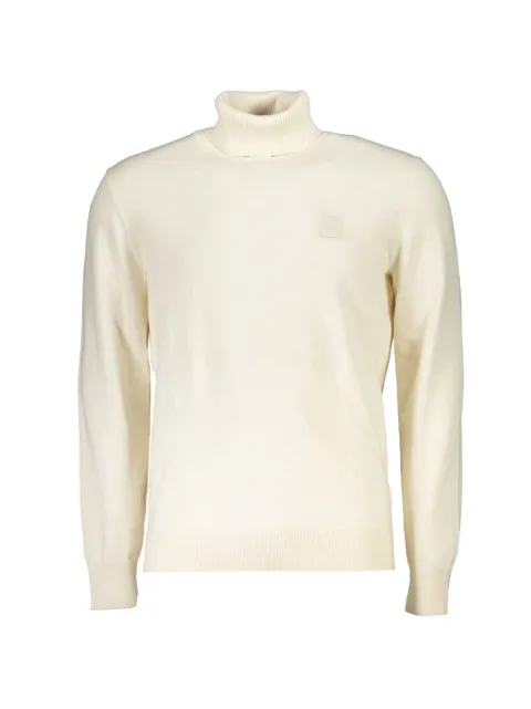 BOSS roll-neck cotton sweater