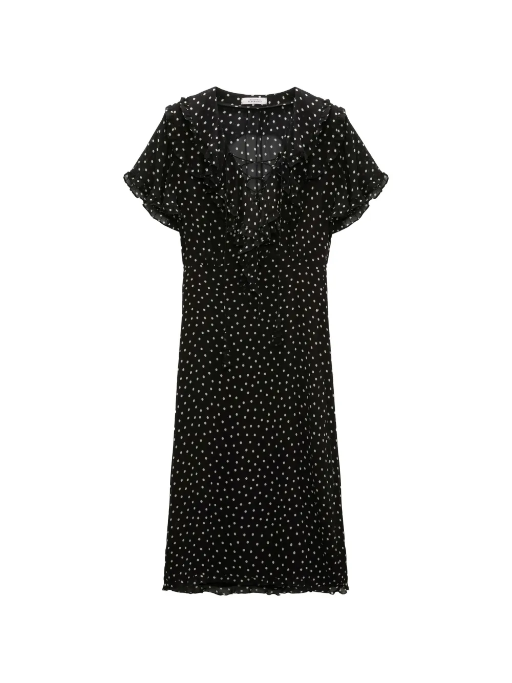 Dorothee Schumacher Dancing Dots midi dress - Nero