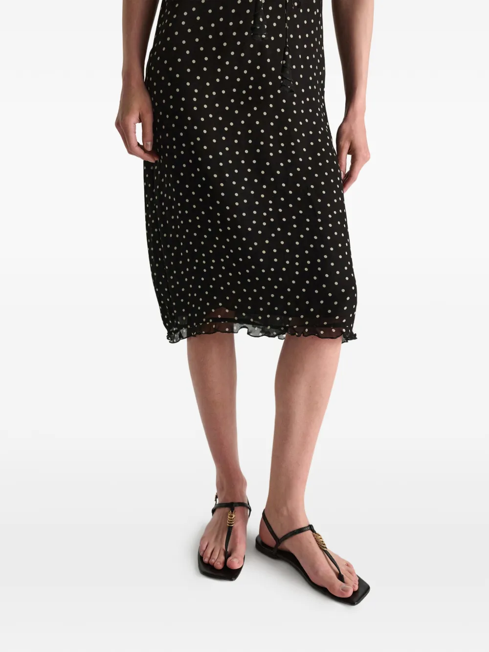 Dorothee Schumacher Dancing Dots midi-jurk Zwart