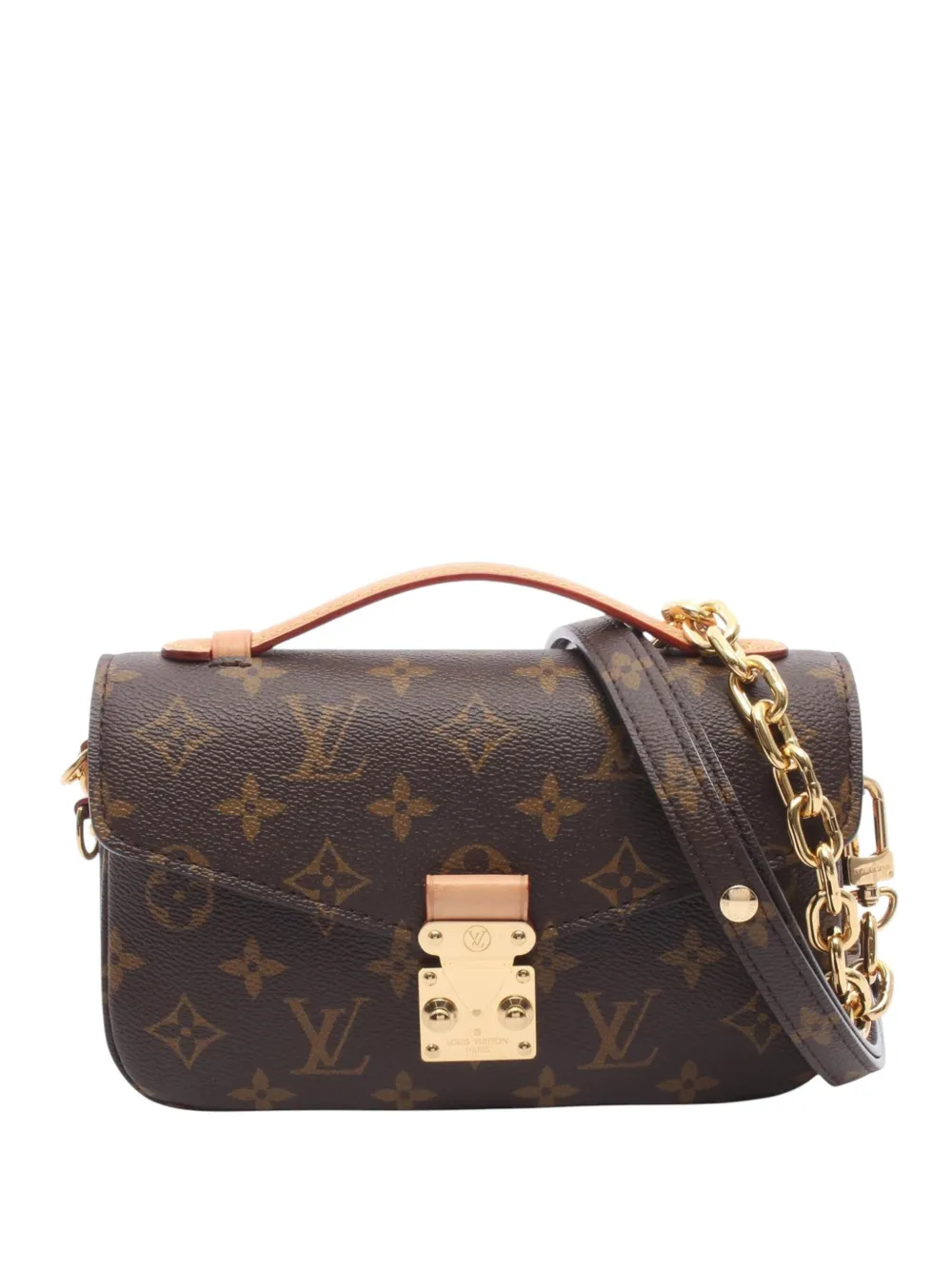 Louis Vuitton Pre-Owned 2021-2026 Monogram Pochette Metis East West satchel - Brown