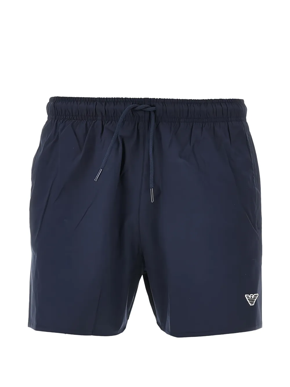Emporio Armani Eagle patch swim shorts - Blu