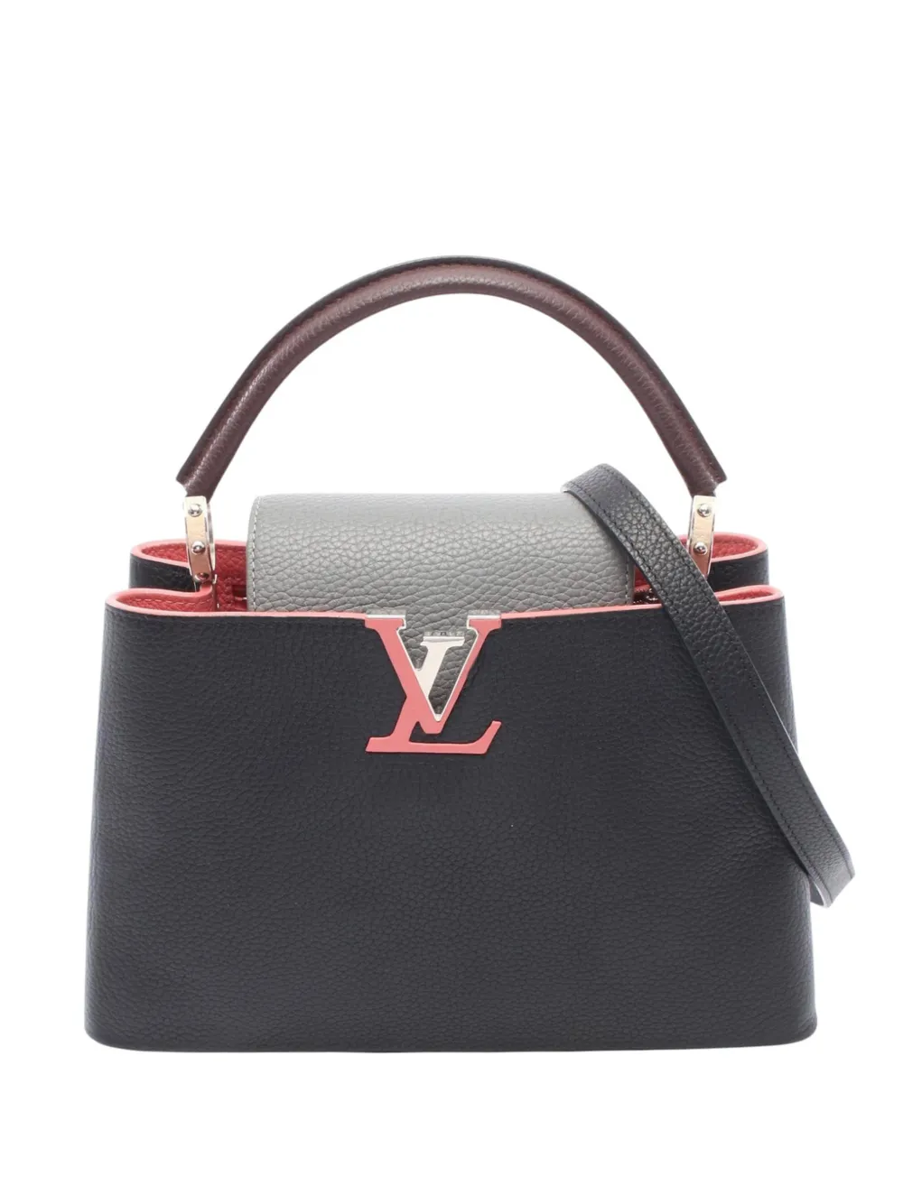 Louis Vuitton Pre-Owned 2016 Taurillon Capucines PM satchel - Schwarz