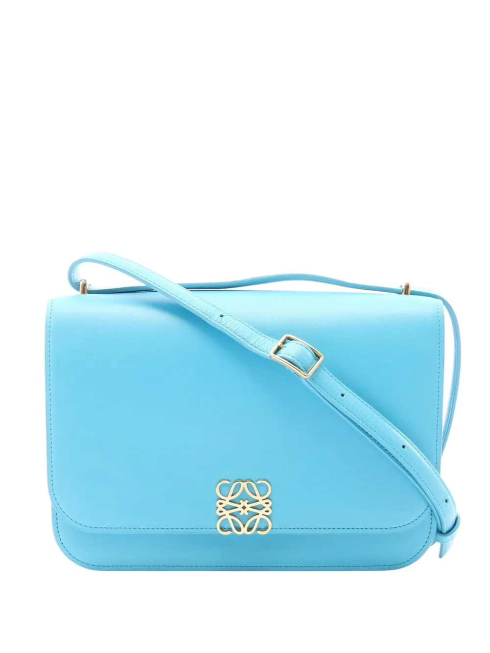 Loewe Pre-Owned 2010-2026 Medium Leather Goya crossbody bag - Blu