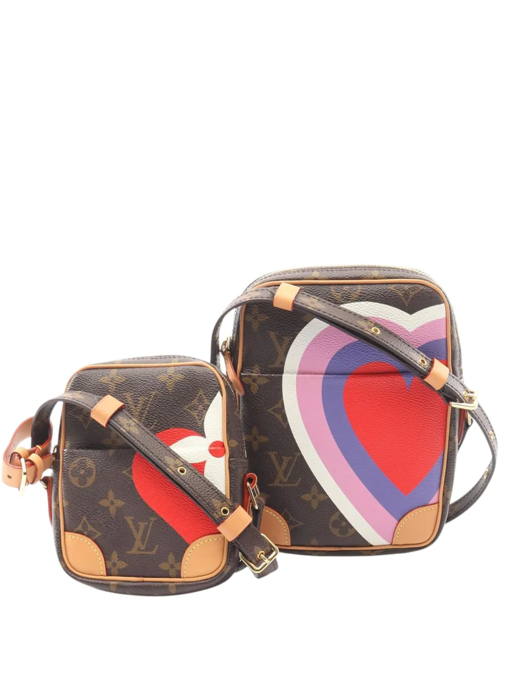 Louis Vuitton Pre-Owned 2020 Monogram Game On Paname Set crossbody bag - Brown