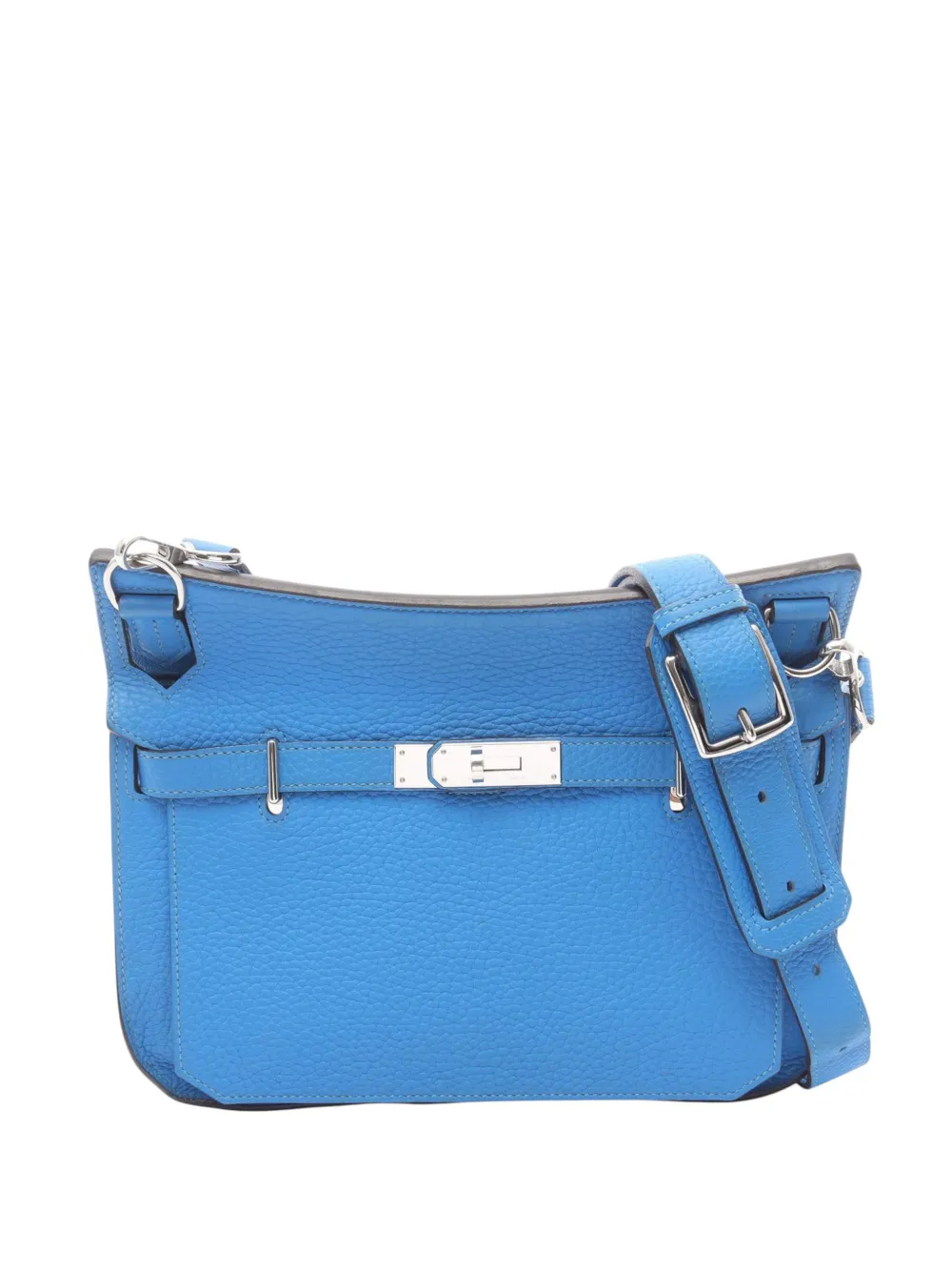 Hermès Pre-Owned 2008 Clemence Jypsiere 28 crossbody bag - Blu
