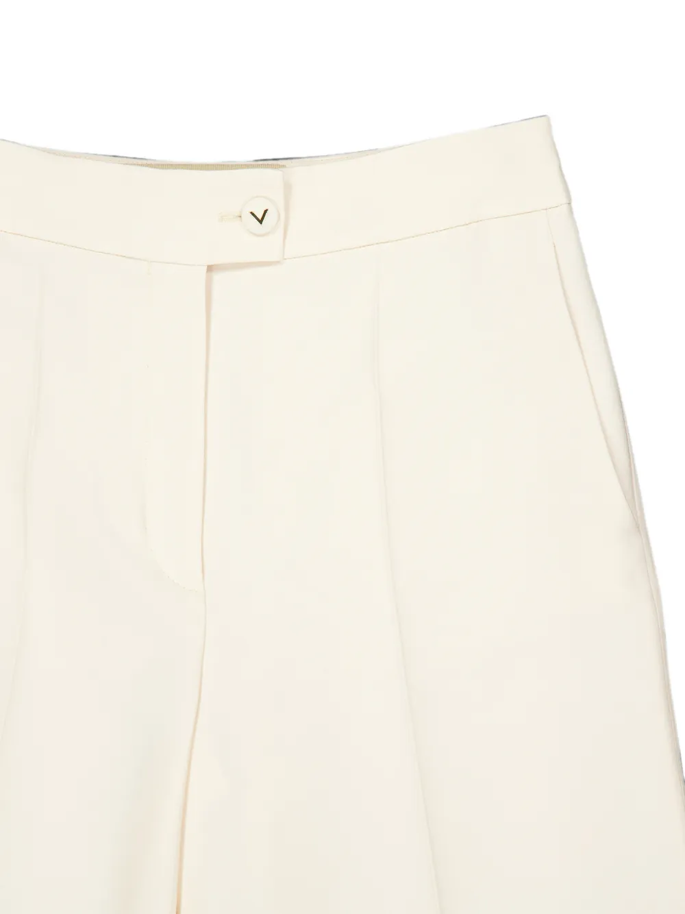 Valentino Garavani pressed-crease trousers - Toni neutri